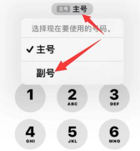 尤溪苹果14维修店分享iPhone 14 Pro Max使用副卡打电话的方法 